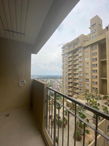 Balcony in 2.5 BHK Apartment at Bhartiya City Nikoo Homes II, Thanisandra Main Road – for Rent