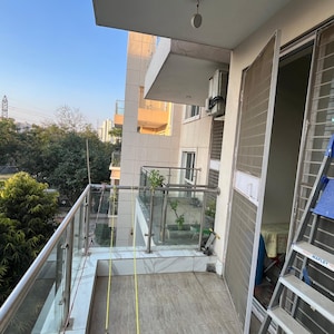 Balcony in 3 BHK Apartment at Ansal API Esencia, Sector 67 – for Rent