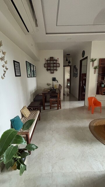 Living Room in 2 BHK Apartment at Lodha Amara, Kolshet Road – for Rent