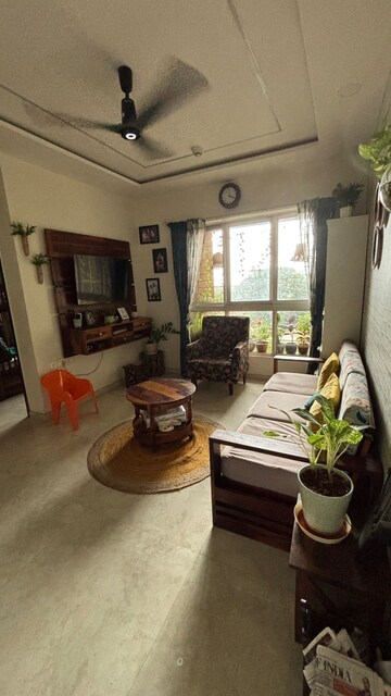 Living Room in 2 BHK Apartment at Lodha Amara, Kolshet Road – for Rent
