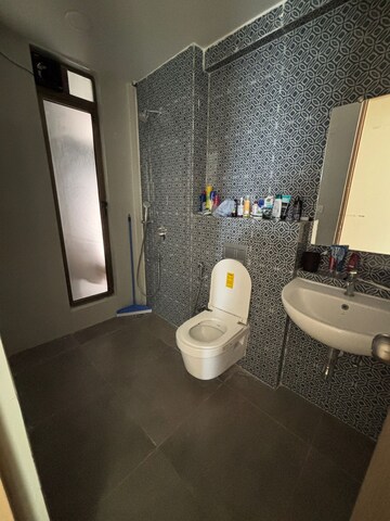 Bathroom in 2 BHK Apartment at Rajesh Raj Infinia, Malad West – for Rent