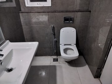 Bathroom in 3 BHK Apartment at Rajapushpa Provincia, Narsingi – for Rent