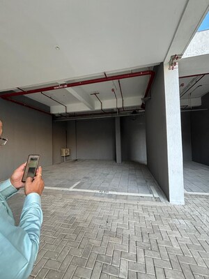 Building Lobby in 2 BHK Apartment at Rajesh Raj Infinia, Malad West – for Rent