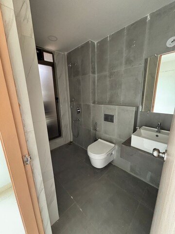 Bathroom in 2 BHK Apartment at Rajesh Raj Infinia, Malad West – for Rent