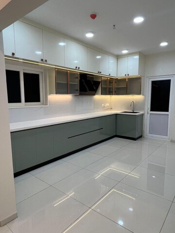 Kitchen in 3 BHK Apartment at Rajapushpa Provincia, Narsingi – for Rent