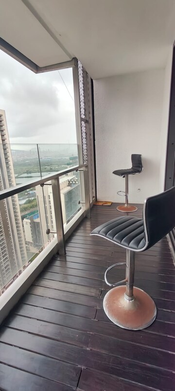 Balcony in 2 BHK Apartment at Lodha New Cuffe Parade, Wadala – for Rent