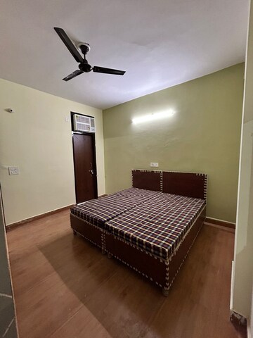 Bedroom in 2 BHK Builder Floor at Hansmukhi Deep Residency, Sector 22 – for Rent