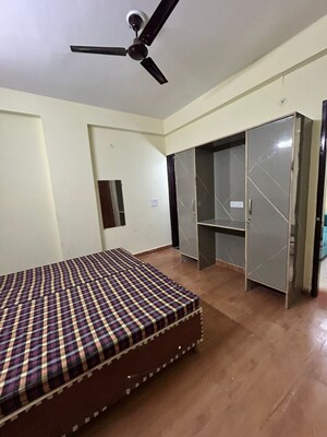 Bedroom in 1.5 BHK Builder Floor at Geeta Apartments Dharam Colony, Dharam Colony – for Rent