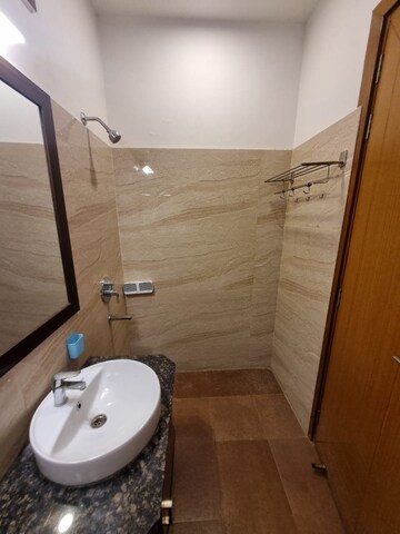 Bathroom in 3 BHK Builder Floor at Ansal Florence Villa, Sector 57 – for Rent