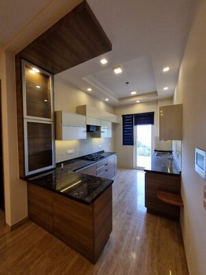 Kitchen in 3 BHK Builder Floor at Ansal Florence Villa, Sector 57 – for Rent
