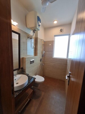 Bathroom in 3 BHK Builder Floor at Ansal Florence Villa, Sector 57 – for Rent