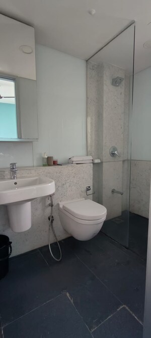 Bathroom in 2 BHK Apartment at Lodha New Cuffe Parade, Wadala – for Rent