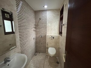Bathroom in 3 BHK Builder Floor at East Of Kailash – for Rent