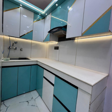 Kitchen in 2 BHK Builder Floor at Uttam Nagar – for Rent