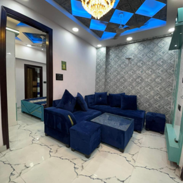 Living Room in 2 BHK Builder Floor at Uttam Nagar – for Rent