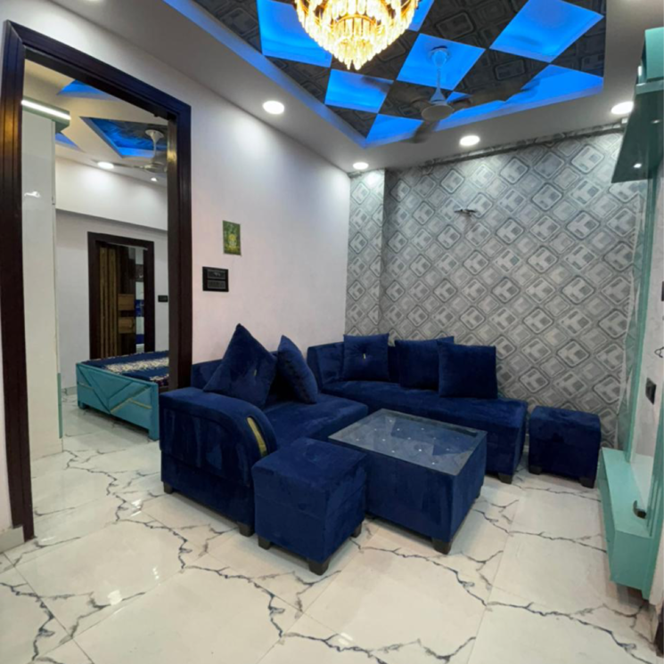 Living Room, uttam nagar 2 Bedroom 550 Sq.Ft. Builder Floor In Uttam Nagar Delhi 9286598
