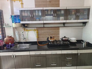 Kitchen in 3 BHK Apartment at Sola – for Sale