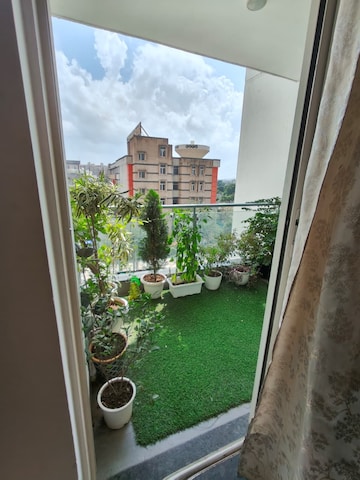Balcony in 4 BHK Builder Floor at Unitech South City 1, South City 1 – for Sale