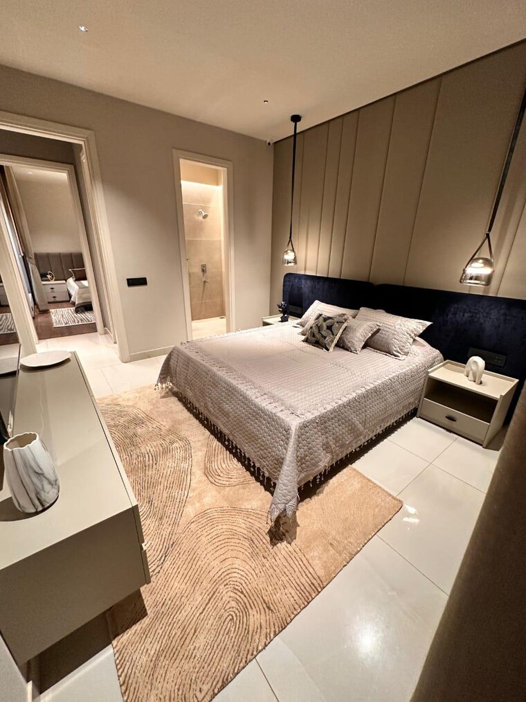 Master Bedroom, pavitra-luxury-residences 2 Bedroom 1200 Sq.Ft. Apartment In Patiala Road Zirakpur 9286683