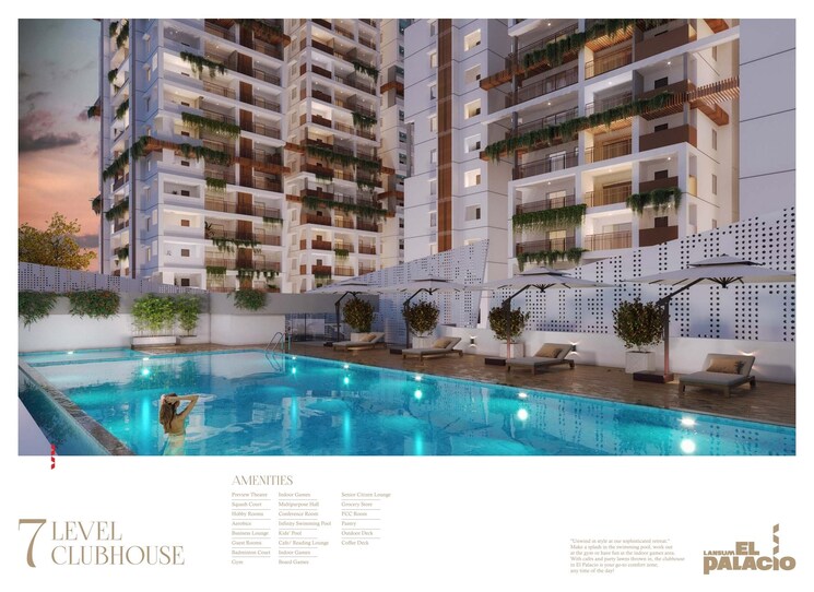 Master Plan, lansum-el-palacio 3 Bedroom 1715 Sq.Ft. Apartment In Puppalaguda Hyderabad 9286698