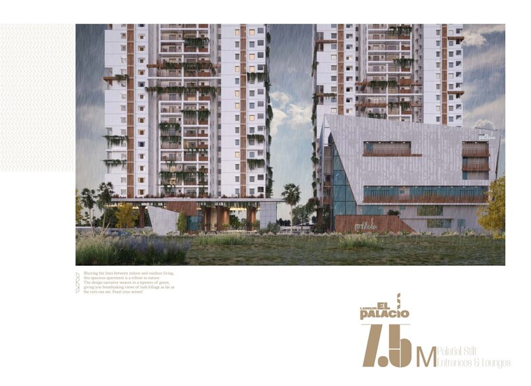 Exterior View, lansum-el-palacio 3 Bedroom 1715 Sq.Ft. Apartment In Puppalaguda Hyderabad 9286698