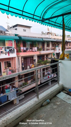 Balcony in 2.5 BHK Apartment at Dhakoli – for Sale