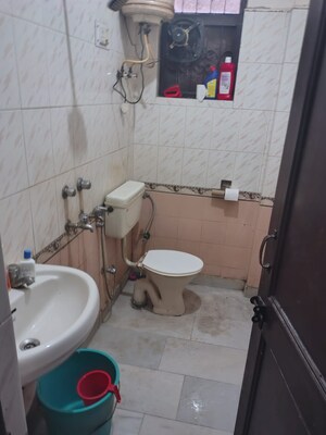 Bathroom in 2 BHK Builder Floor at Central Gurgaon – for Rent