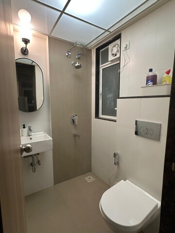 Bathroom in 1 BHK Apartment at Godrej Tranquil, Kandivali East – for Rent