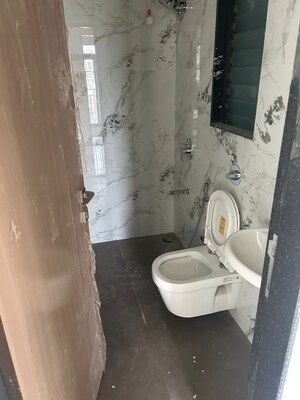 Bathroom in 2 BHK Apartment at Oxford Navrang Crystal, Goregaon West – for Rent