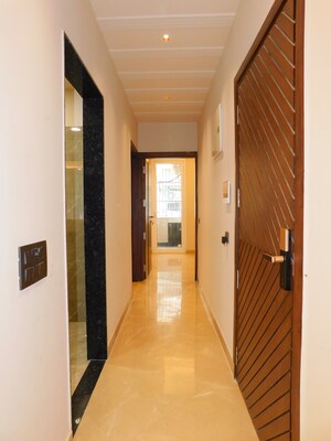 Building Lobby in 3 BHK Builder Floor at Chittaranjan Park – for Sale