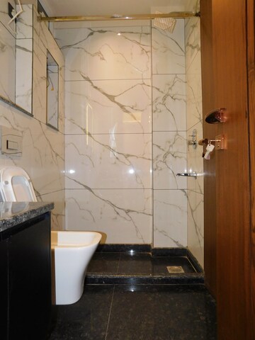 Bathroom in 3 BHK Builder Floor at Chittaranjan Park – for Sale