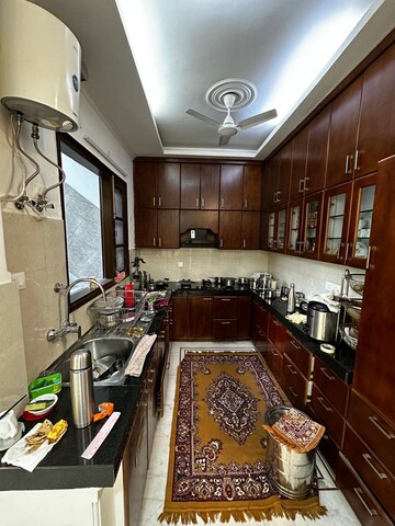Kitchen in 3 BHK Builder Floor at Sector 15 – for Rent