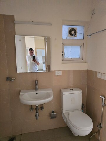 Bathroom in 3 BHK Builder Floor at Orchid Island, Sector 51 – for Rent