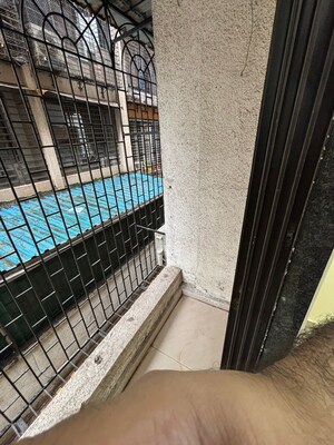 Balcony in 3 BHK Apartment at Kopar Khairane – for Rent