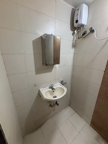Bathroom in 3 BHK Apartment at Kopar Khairane – for Rent