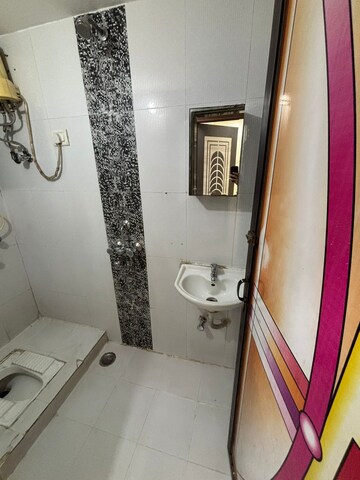 Attached Bathroom in 3 BHK Apartment at Kopar Khairane – for Rent