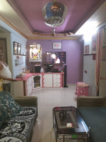 Living Room in 2 BHK Apartment at Kopar Khairane – for Rent