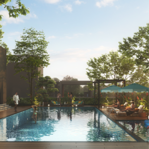 Swimming Pool in 3 BHK Apartment at Hadapsar – for Sale