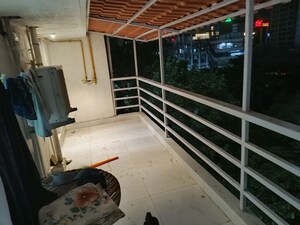 Balcony in 1 RK Apartment at Ani Anu Sri Balaji Enclave, Malad West – for Rent