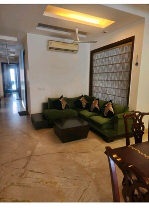 Living Room in 4 BHK Builder Floor at Greater Kailash – for Sale