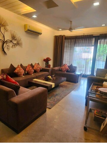 Living Room in 4 BHK Builder Floor at Greater Kailash – for Sale
