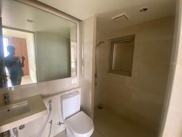 Bathroom in 2 BHK Apartment at Hiranandani Sunrays, Ghodbunder Road – for Rent