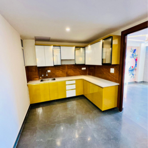 Kitchen in 3 BHK Builder Floor at Sector 1 Greater Noida – for Sale