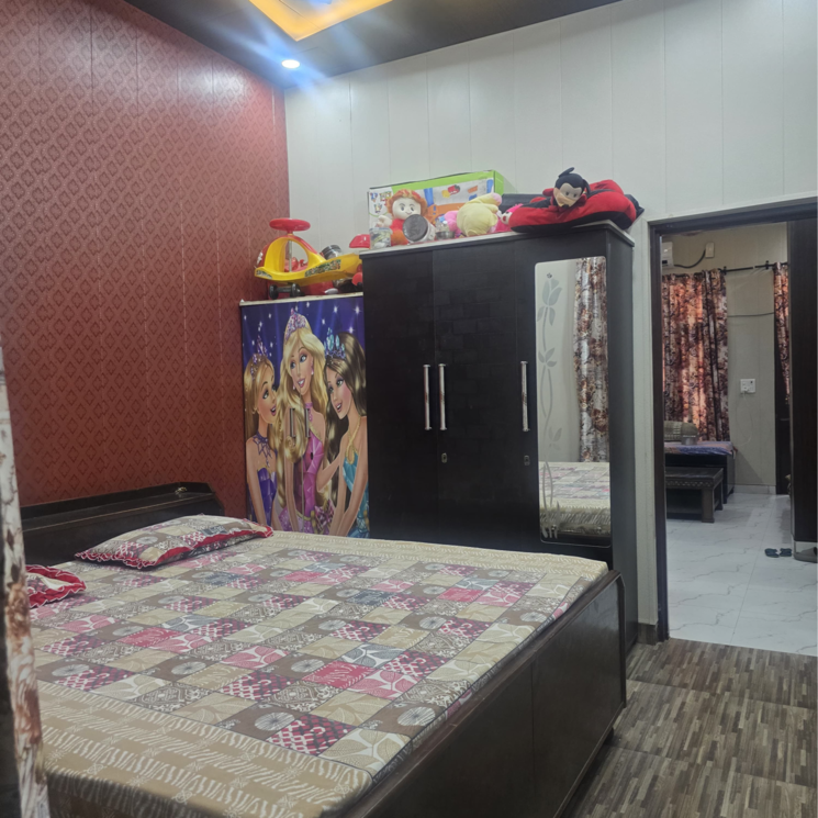 Bedroom, dhakoli 2 Bedroom 900 Sq.Ft. Builder Floor In Dhakoli Zirakpur 9287101