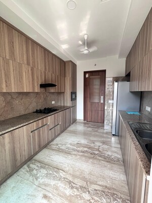 Kitchen in 3 BHK Apartment at Ambience Creacions, Sector 22 – for Rent