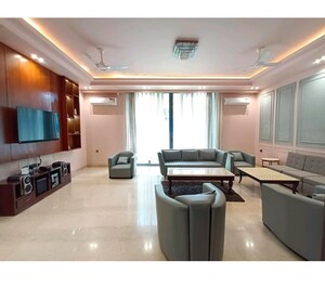 Living Room in 5 BHK Independent House at Sainik Farm – for Sale