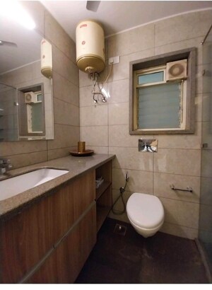 Bathroom in 3 BHK Builder Floor at Greater Kailash I – for Sale