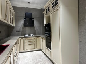 Kitchen in 3 BHK Builder Floor at Boutique Residential Apartments C-253, Defence Colony – for Rent