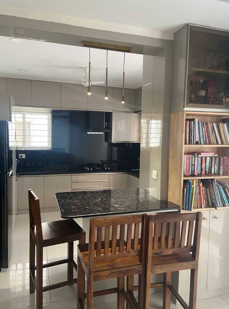Kitchen, lansum-etania 3 Bedroom 1890 Sq.Ft. Apartment In Gachibowli Hyderabad 9287336