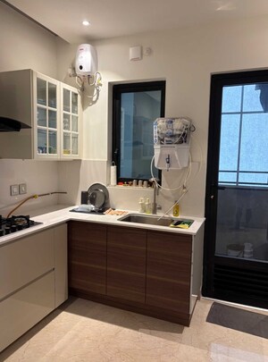 Kitchen in 3 BHK Apartment at Aparna One, Shaikpet – for Rent